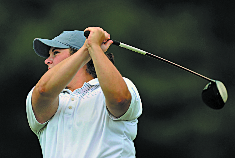 Emily Bouchard will be among the contenders for the Maine Women’s Amateur title next week at the Biddeford-Saco Country Club.