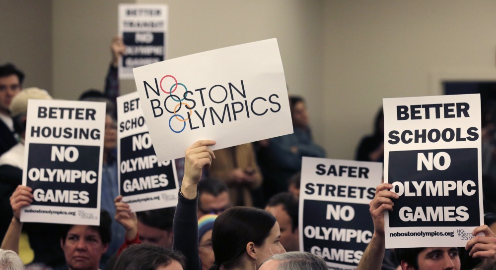 Boston mayor Marty Walsh delivered a harsh blow to the city’s effort to host the 2024 Olympics on Monday when he declared he wouldn’t sign any document “that puts one dollar of taxpayer money on the line for one penny of overruns on the Olympics.”  That document is the host city contract that most in the Olympics consider crucial to any city’s success.