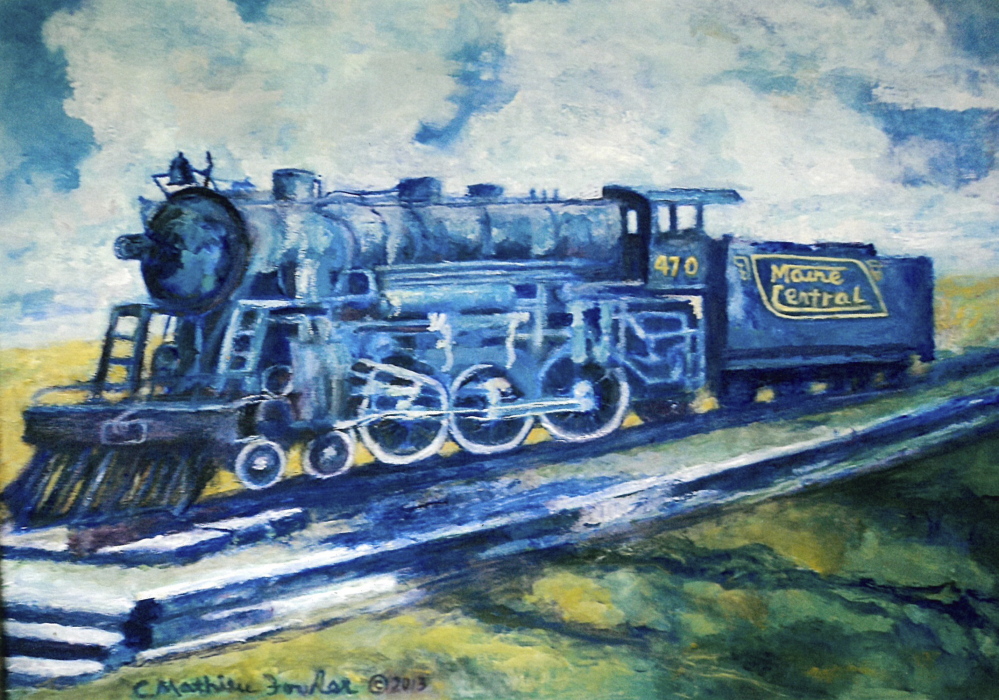 “The 470 Central Maine Steam Engine.”