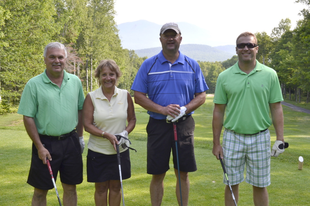 The Franklin Printing team of Dan DiPompo, Ann and Greg Nemi, and Devon Smith took first place gross at the tournament.