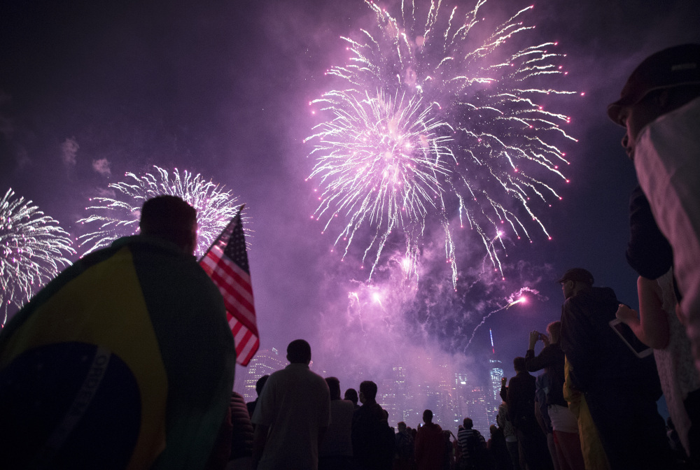 A study found levels of microscopic particles were two times higher than their normal levels on the night of July 4. The EPA says some people should watch fireworks upwind.