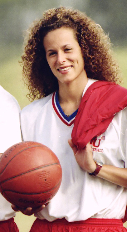 Andrea Constand, seen in 1987, played basketball in college and later became a staff member of the women’s team at Temple University,  Bill Cosby’s alma mater.