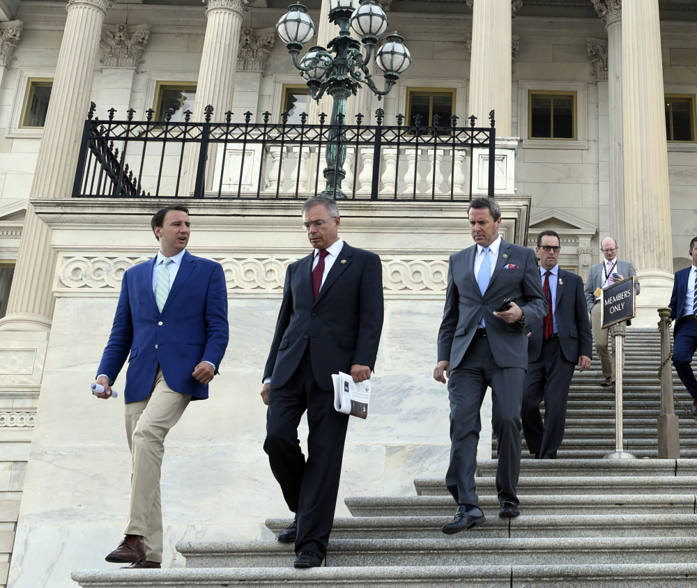 House members embark on their August recess Wednesday after shoring up federal highway aid and veterans health care, but leaving other matters unresolved.
