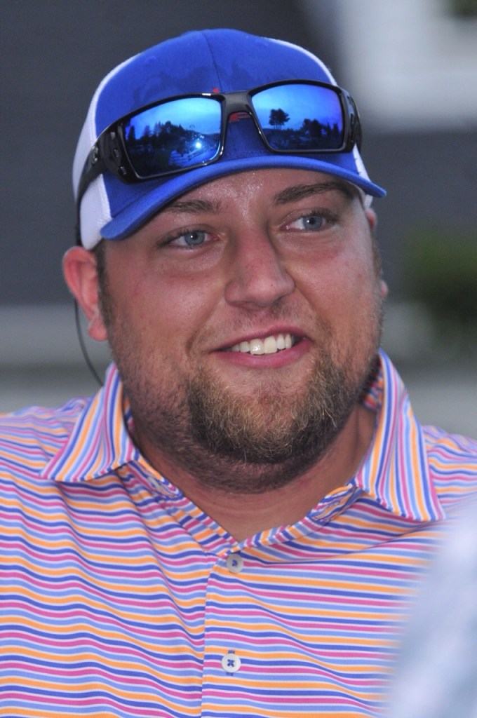 Matthew Campbell of Rome, New York won the 2015 Charlie's Maine Open at the Augusta Country Club. Campbell birdied seven of his final 11 holes to secure the win./Staff photo by Joe Phelan