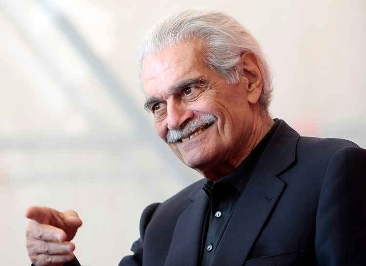 Actor Omar Sharif appears at a publicity event for  the film  "Al Mosafer (The Traveller)" at the Venice Film Festival in Sept. 10, 2009. The Associated Press