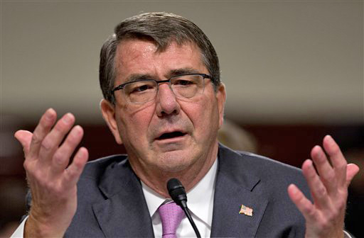 Defense Secretary Ash Carter says in a statement: "We must ensure that everyone who's able and willing to serve has the full and equal opportunity to do so, and we must treat all our people with the dignity and respect they deserve." The Associated Press