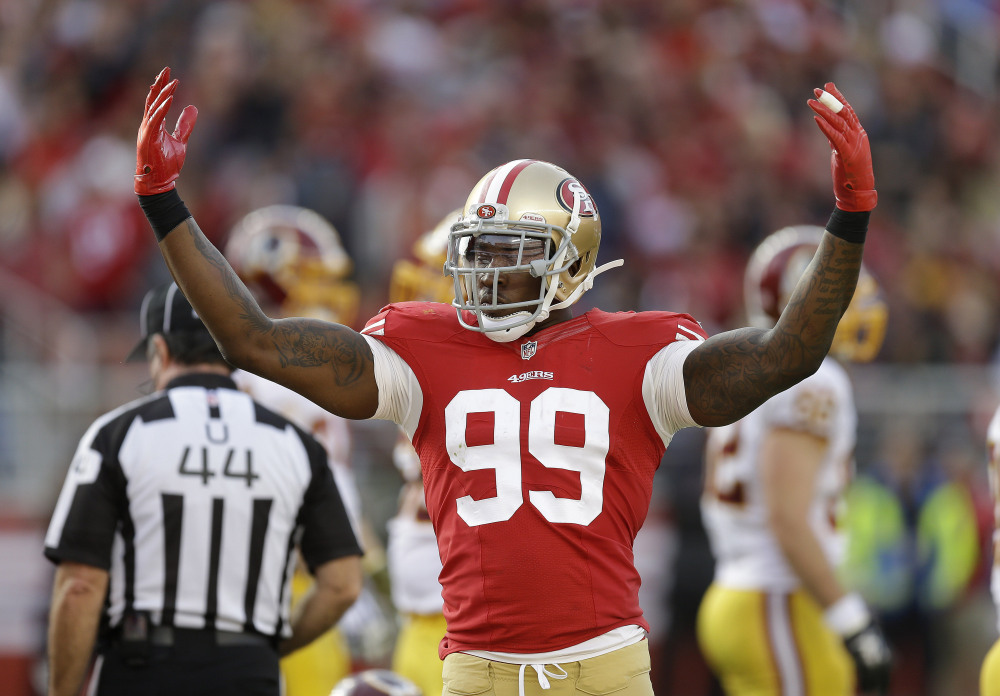 Aldon Smith received second chance after second chance with the 49ers, who parted ways with their troubled linebacker Friday following his fifth run-in with the law. Santa Clara police arrested Smith on Thursday, and accused him of drunken driving, hit and run and vandalism.