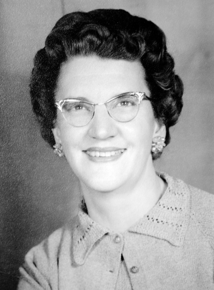 A campaign photo of Esther Shaw from 1959 or 1960. Shaw served in the Legislature more than 50 years ago.