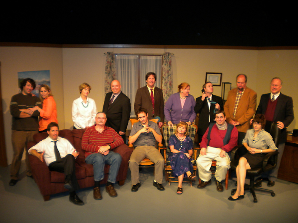 Aqua City Actors Theater performed Norman Foster’s “Office Hours” during its 2012/2013 season. Waterville Creates! doubled the theater group’s rent for its use of the 62-seat Studio Theater on the first floor of The Center, which the all volunteer company can’t afford.