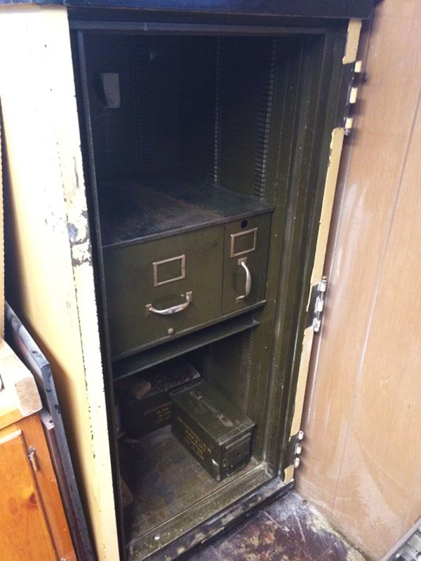 About $15,000 in cash was stolen Saturday night from American Legion Post 86 in Gray by thieves who broke into a safe. Photo courtesy of WCSH-TV