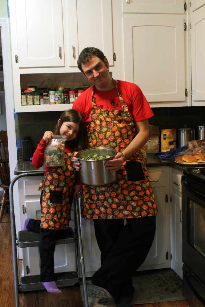Squashed chef Vic Robinson and daughter Kayleigh Voyles produce a YouTube show called “Cooking With Kaleigh.”
Courtesy photo