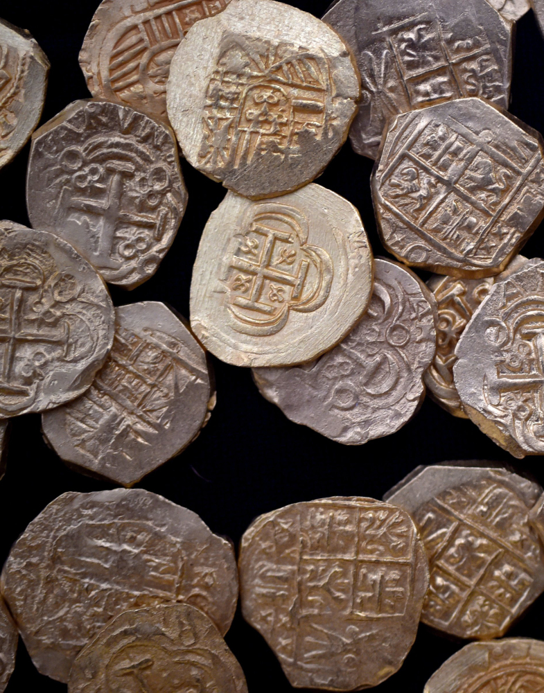 Gold coins were found July 30 and 31 in a Spanish galleon that was wrecked in an area aptly known as Florida’s Treasure Coast.