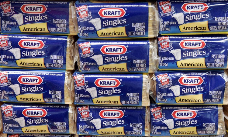 Kraft Singles in the 3- and 4-pound package sizes are being recalled because of a possible choking hazard. The Associated Press