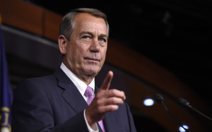 House Speaker John Boehner of Ohio speaks during a news conference on Capitol Hill in Washington on July 29.(AP Photo)