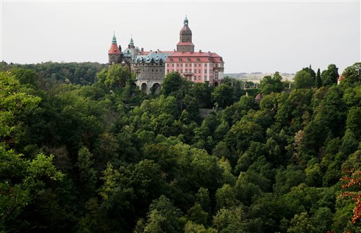 During World War II, Adolf Hitler began to build a system of long tunnels underneath Ksiaz Castle in Poland, fueling speculation in some quarters that the tunnels were intended to hide the spoils of war.  The Associated Press