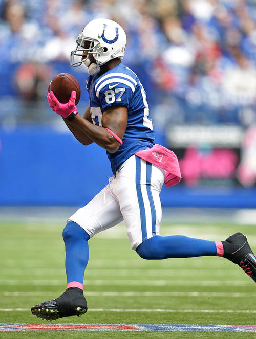 Reggie Wayne has been to six Pro Bowls and was named first-team All-Pro once. The Associated Press