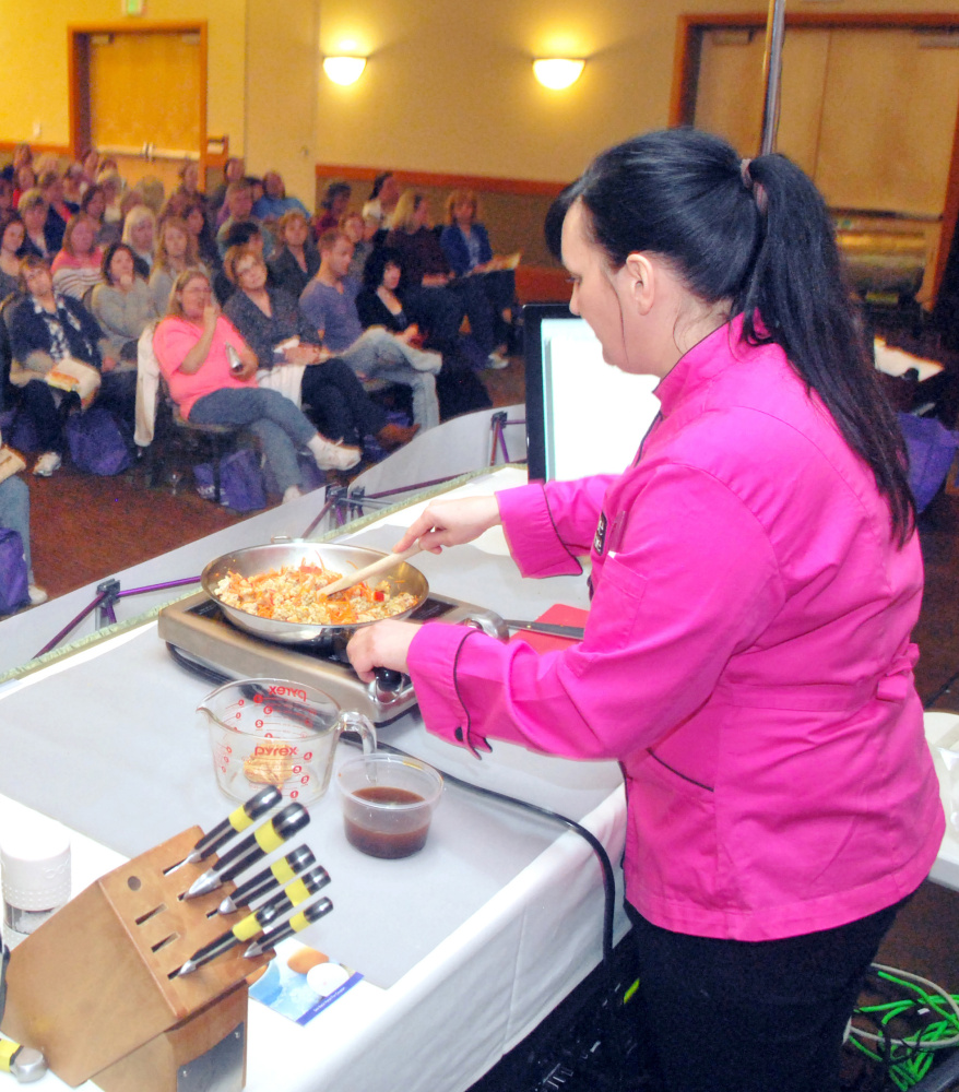 Amy Zarichnak, culinary specialist with the Taste of Home Cooking School, will demonstrate how to make 10 seasonal recipes that take 30 minutes or less at an event set for Saturday at the Augusta Civic Center.