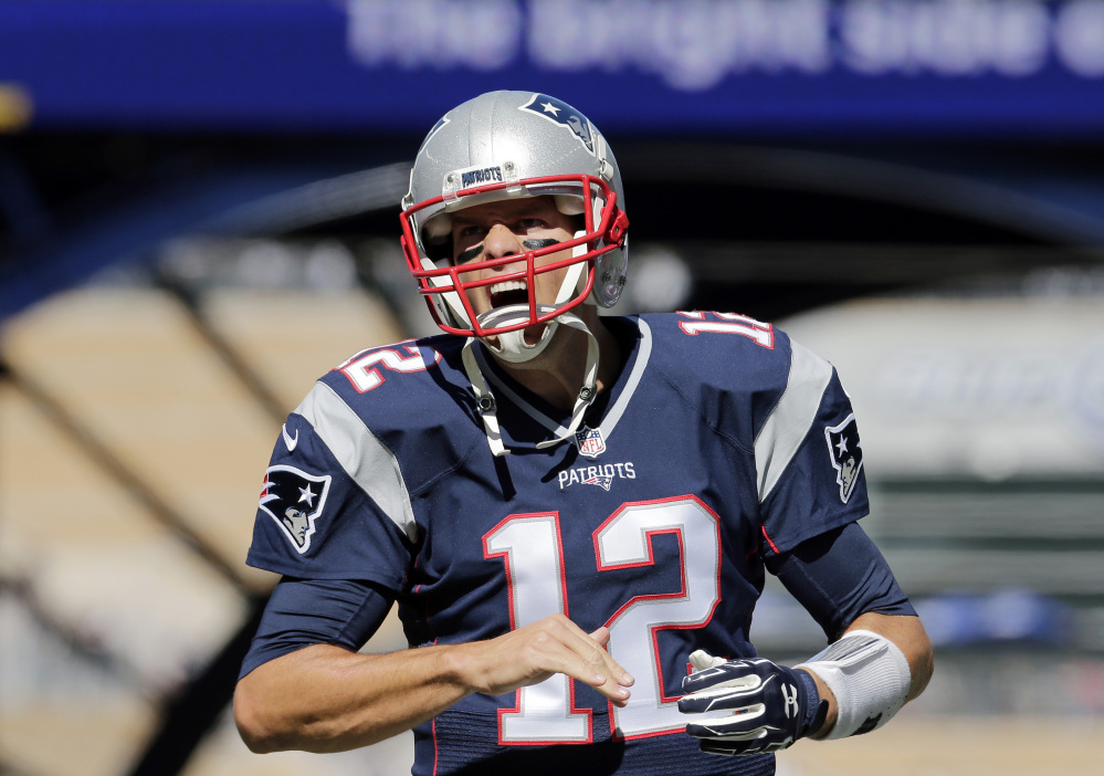 New England Patriots quarterback Tom Brady, looking fierce before trouncing the Jacksonville Jaguars on Sunday, clarified his comments about Donald Trump on Tuesday.