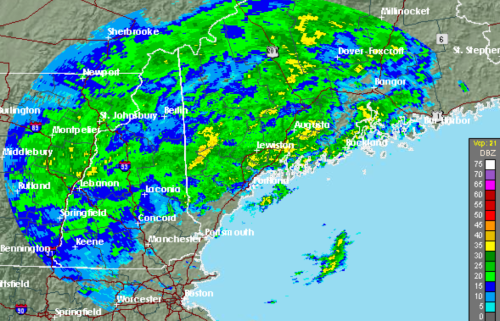 Heavy rain slowing morning commute across Maine