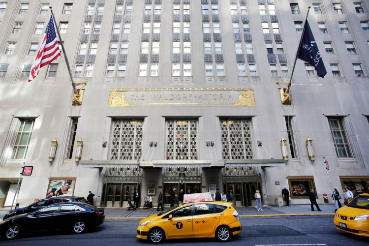 The famed Waldorf-Astoria Hotel passed into Chinese ownership last year. A previously little-known Chinese insurance company called Anbang Insurance Group acquired the hotel for $1.95 billion in a deal that closed in February. The Associated Press