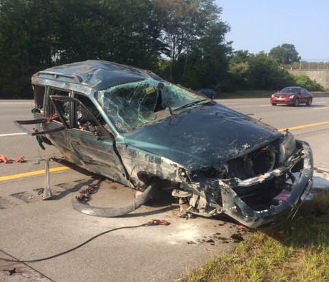 Rodney Hoverson, 54, of Harpswell, was killed when he lost control of his vehicle in the northbound lane of I-95 in Portsmouth, N.H., on Tuesday. The passenger in the car, Darren Carlton, 46, of Vassalboro, was taken to a nearby hospital with injuries that were not considered life-threatening.
