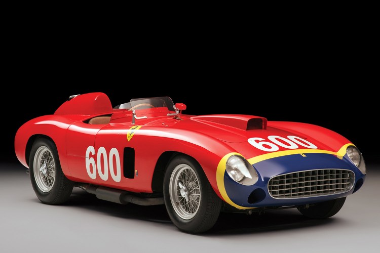 A 1956 Ferrari 290 MM, built for Formula One legend Juan Manuel Fangio, is going on the auction block in New York City.
The Associated Press