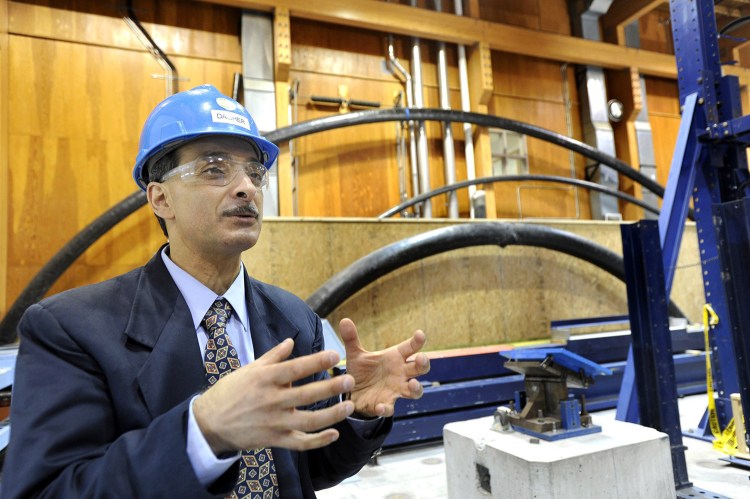 Habib Dagher, founding director of the Advanced Structures and Composites Center at the University of Maine in Orono, is to be recognized by the White House on Tuesday for his innovation.