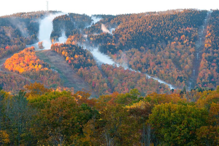 A Kansas City real estate investment trust is buying Sunday River, pictured, and Sugarloaf ski resorts.
