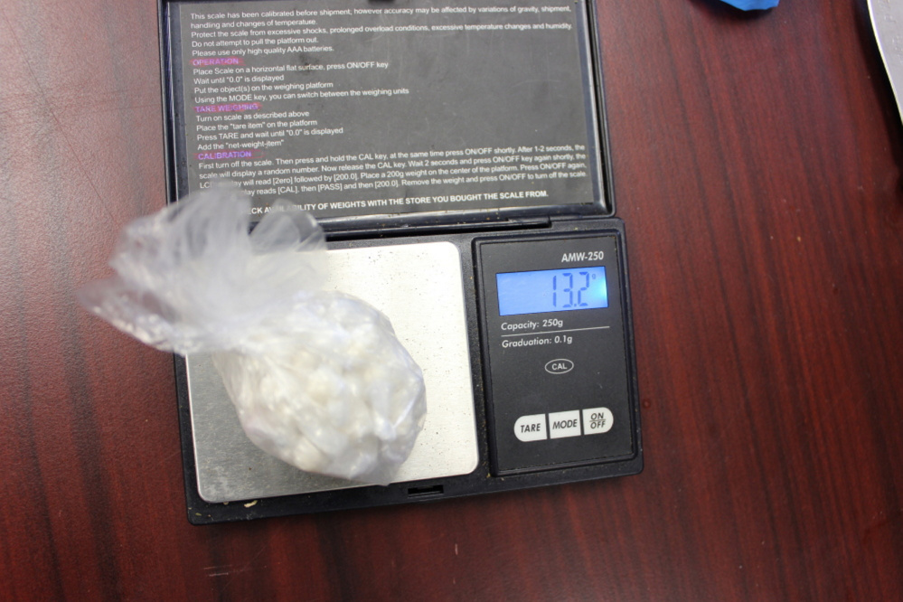 Police say Sarah Lyn Pearl, 27, of Augusta, hid more than 13.2 grams of crack cocaine before turning it over to police.