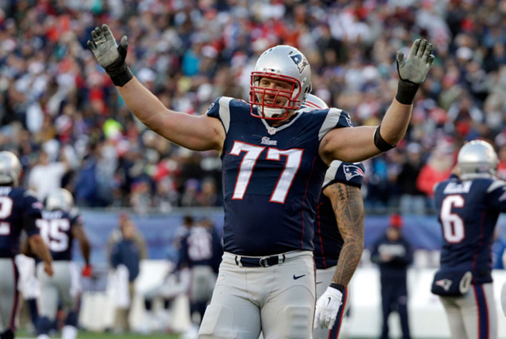 AP photo
New England Patriots offensive lineman Nate Solder will miss the rest of the season with an arm injury.