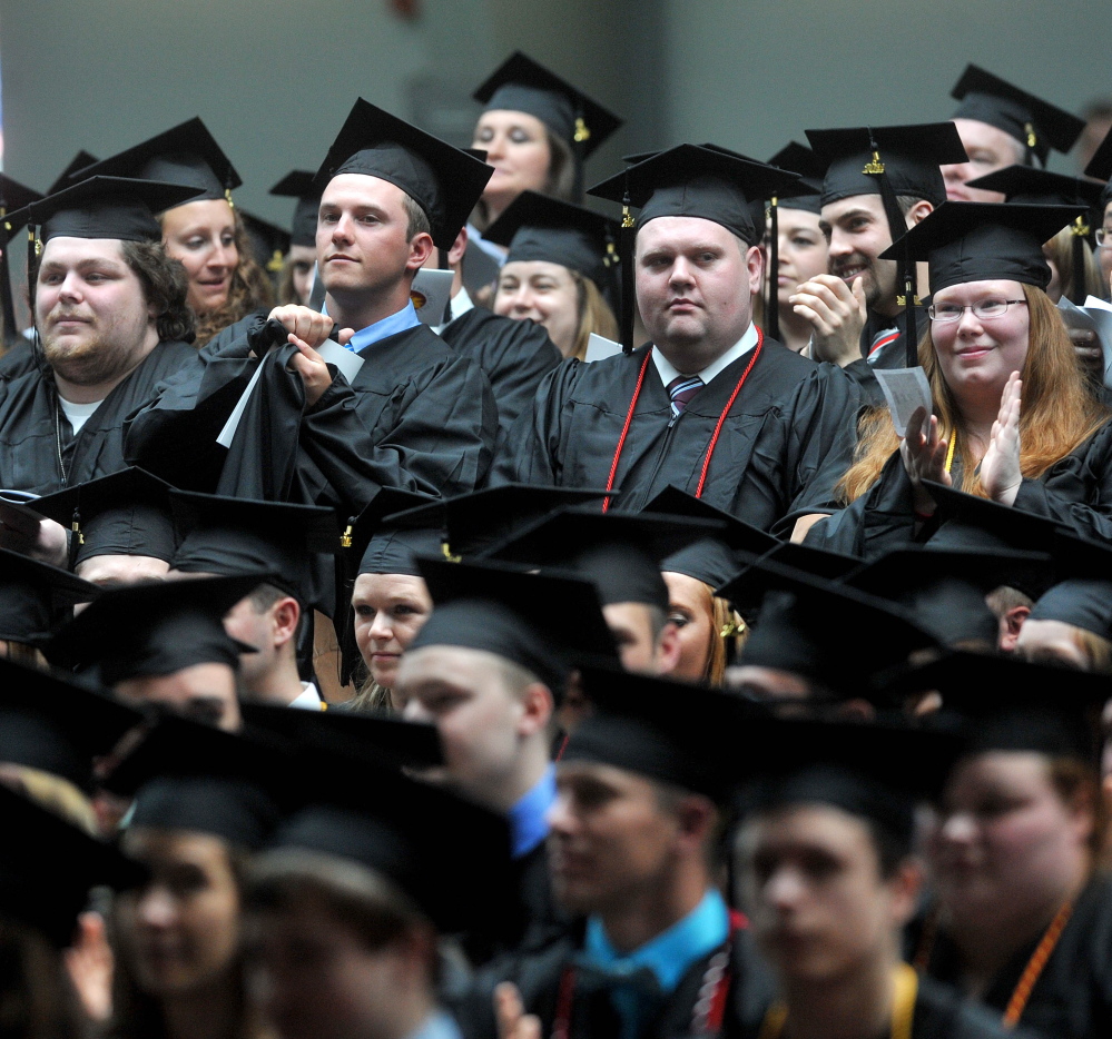Thomas college graduates in 2014. The Waterville college announced Tuesday it is opening the Center for Innovation in Education, which it  says will make it the only Maine college that will prepare education graduates to teach in proficiency-based high school classrooms.