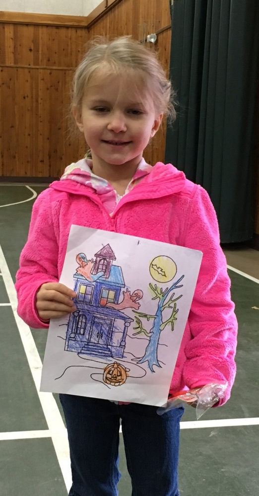 The first place winner for ages 7 and under was
Haylee Dyer took first place in the Friends of the Belgrade Public Library coloring contest in the age seven and younger category.
