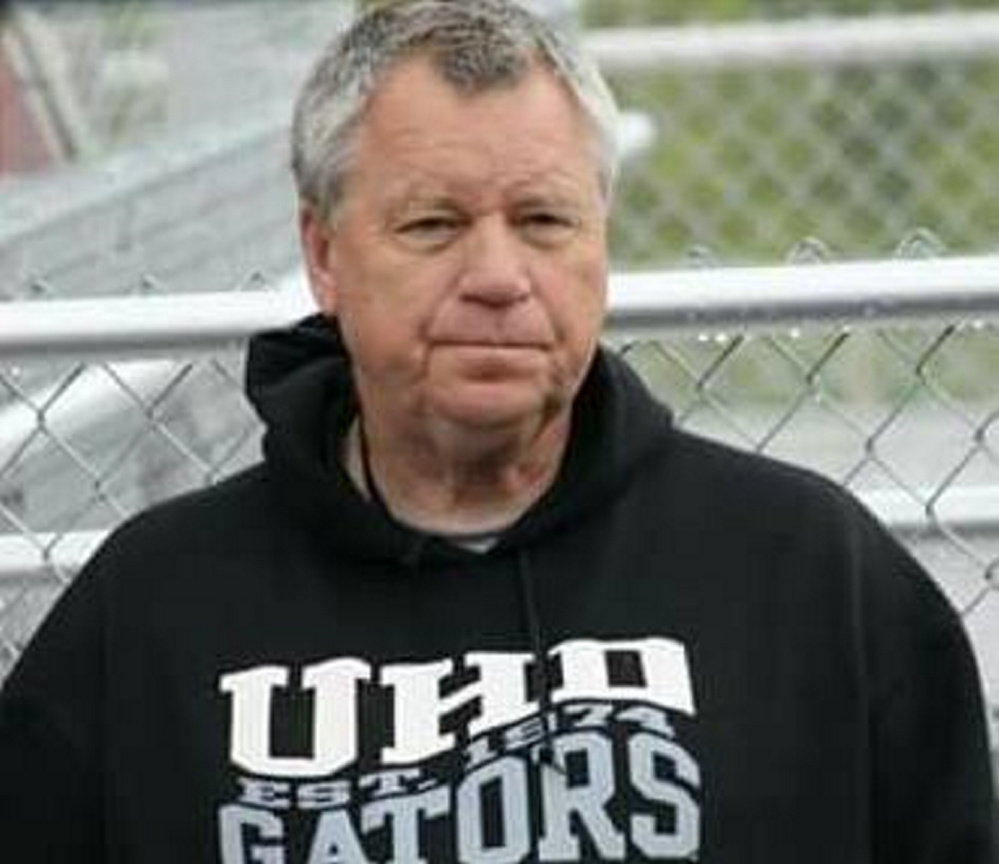Contributed photo 
 Taylor Harmon, a longtime Cony indoor track and field coach and supporter of student-athletes, died Sunday. He was 70.