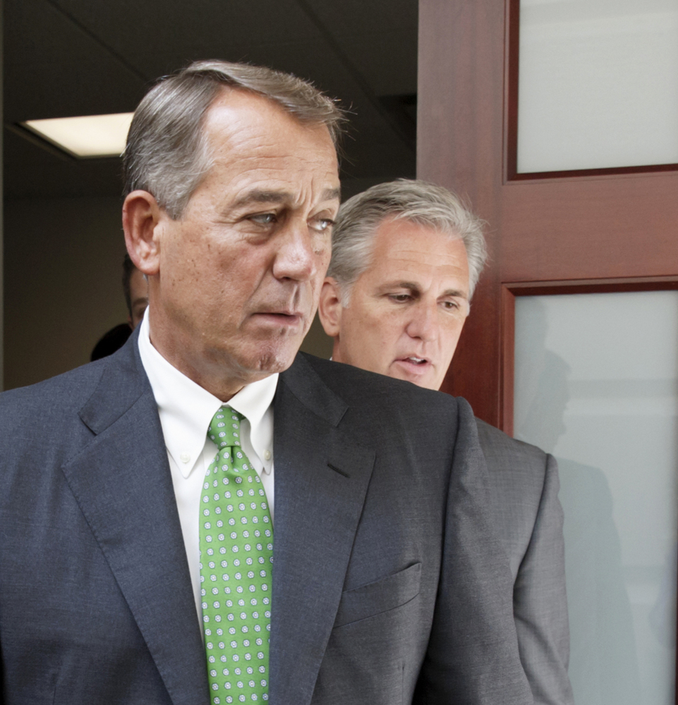 The new deadline for Congress to raise borrowing limits means that House Speaker John Boehner, left, who announced he’s stepping down at the end of the month, may still be in office when the issue is addressed.