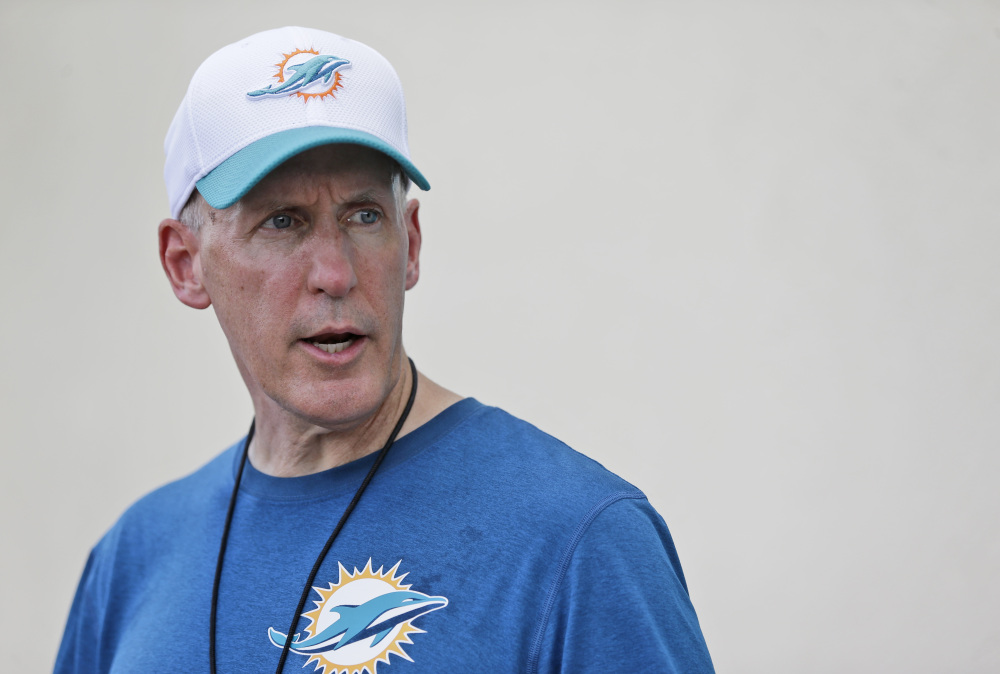 Miami Dolphins head coach Joe Philbin’s job has been in jeopardy since a rocky 2013 season that included a bullying scandal and a meltdown in the final two games that cost Miami a playoff berth.
