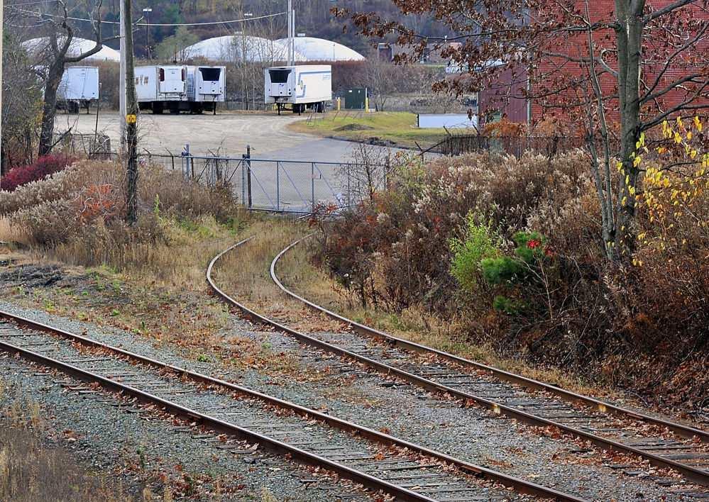 The St. Lawrence & Atlantic Railroad says the 24-mile stretch of track that leads to the B&M plant in Portland is too expensive to operate.
2013 Press Herald file photo/Gordon Chibroski