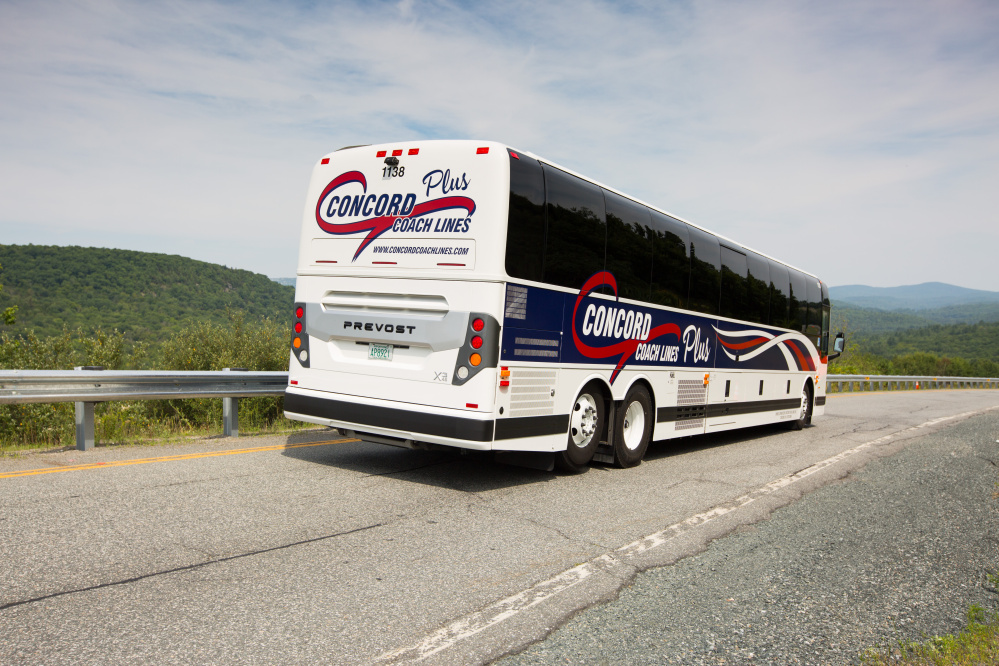 Concord Coach Lines plans to begin offering direct service to New York City aboard so-called “executive-class” buses in November.