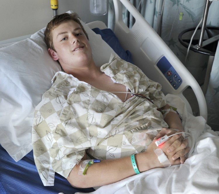 Adam Smith is recovering from a spleen injury. 
Gordon Chibroski/Staff Photographer