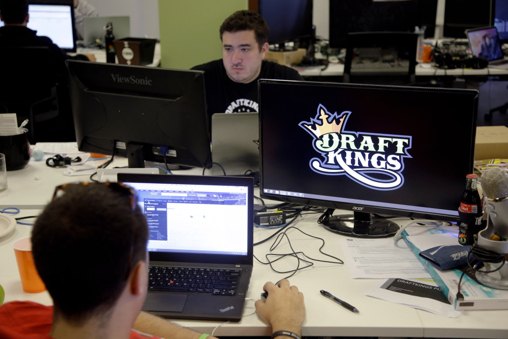 DraftKings and FanDuel say their fantasy sports websites are legal because they provide games of skill, not chance.