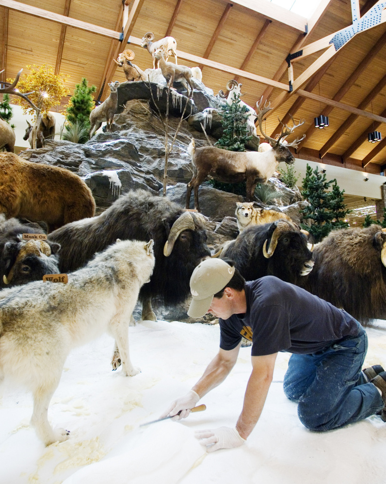 Cabela’s in Scarborough sells outdoor gear from a superstore filled with museum-quality displays – an example of destination shoppping. The company is now slowing its expansion and may build smaller stores.
