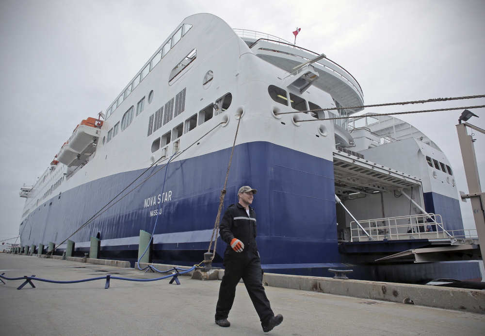 The Portland Pilots told a federal court that it hasn't been paid for piloting the Nova Star since Aug. 17.