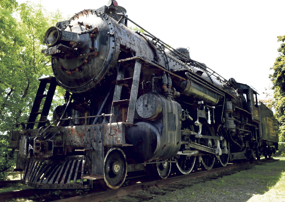 The 470 steam locomotive off College Avenue in Waterville will be purchased for $25,000 by New England Steam Corporation, which plans to restore the locomotive and move it by truck to Washington Junction in Ellsworth, where the Downeast Scenic Railroad is located.