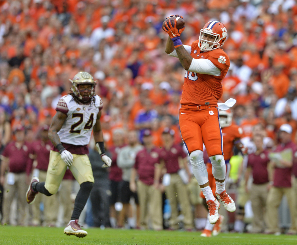 Clemson beat Florida State on Saturday, and became No. 1 in the AP poll on Sunday for the first time since 1981.