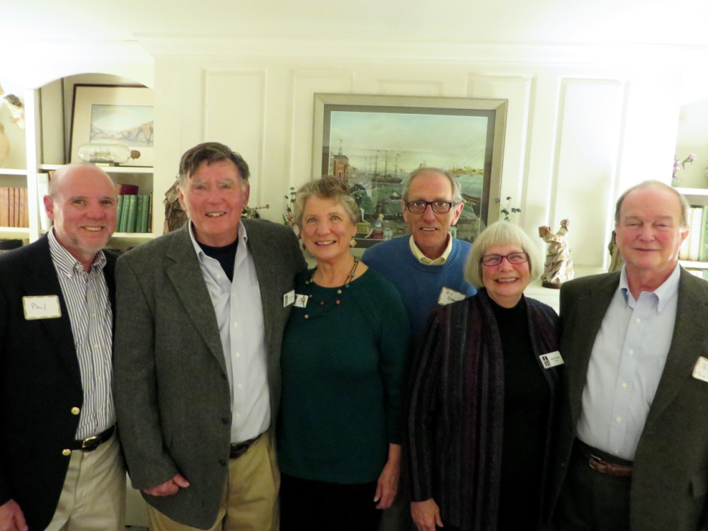 Officers and newly appointed trustees of the Lincoln County Historical Association, from left, are Phil Di Vece, trustee; Ed Kavanagh, president; Christine Hopf-Lovette, secretary; Bill Brewer, treasurer; Merry Fossel, vice president; Bill Gemmill, trustee.