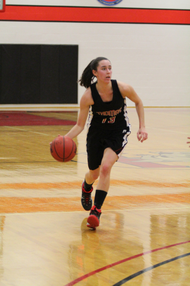 Ashleigh Gagne, of Waterville, returns for her senior season with the Thomas women’s basketball team as one of the Terriers’ most reliable players. She has not missed a game in her career with Thomas.