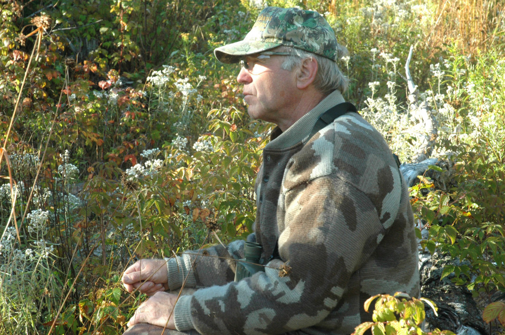 Roger Lambert of Strong, seen here on a moose-watching trip in 2007, prevailed in an 11-year land battle with neighbors over use of a road that runs across his property. Lambert, a register Maine Guide, and his wife, Kathy, originally filed suit in 2004 when they noticed increased traffic on Dickey Road. The final ruling came Nov. 10 in Franklin County Superior Court.