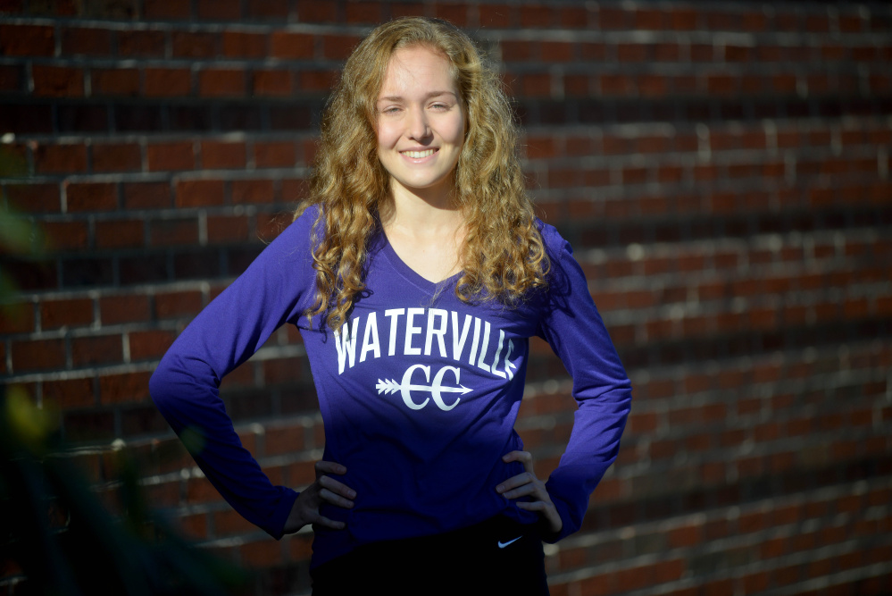 Waterville senior Lauren Brown is the Morning Sentinel Girls Cross Country Runner of the Year.