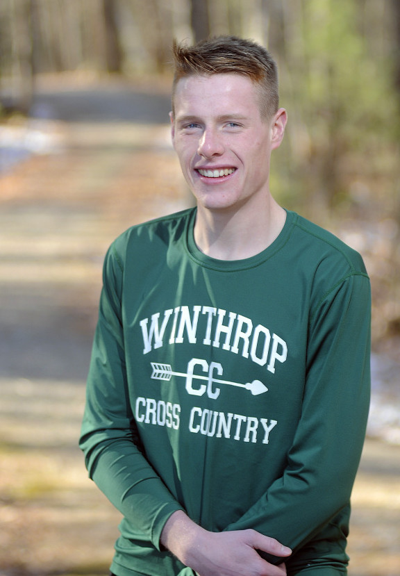 Winthrop High School junior Jacob Hickey is the Kennebec Journal Boys Cross Country Runner of the Year.