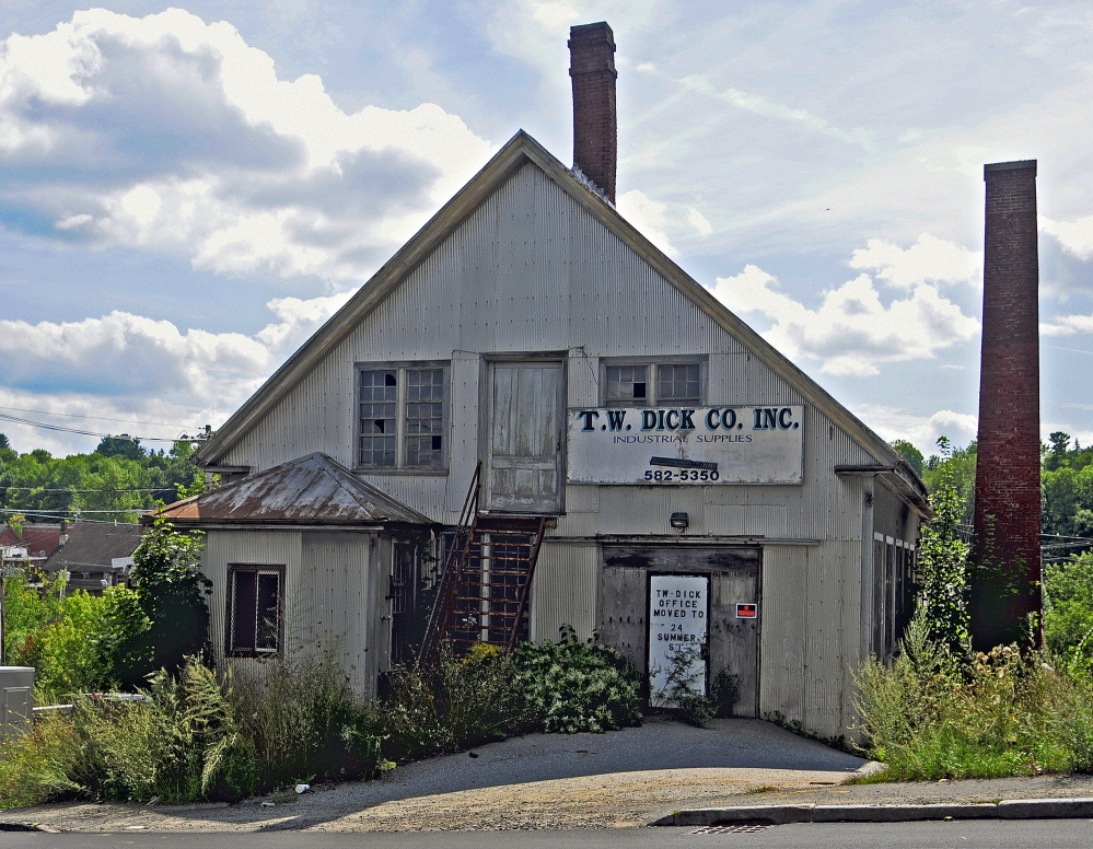 The Gardiner City Council has picked Developers Collaborative, of Portland, to clean up the site of the former T.W. Dick  Co. building on Summer Street, shown Sept. 8, and to erect a medical arts building there.