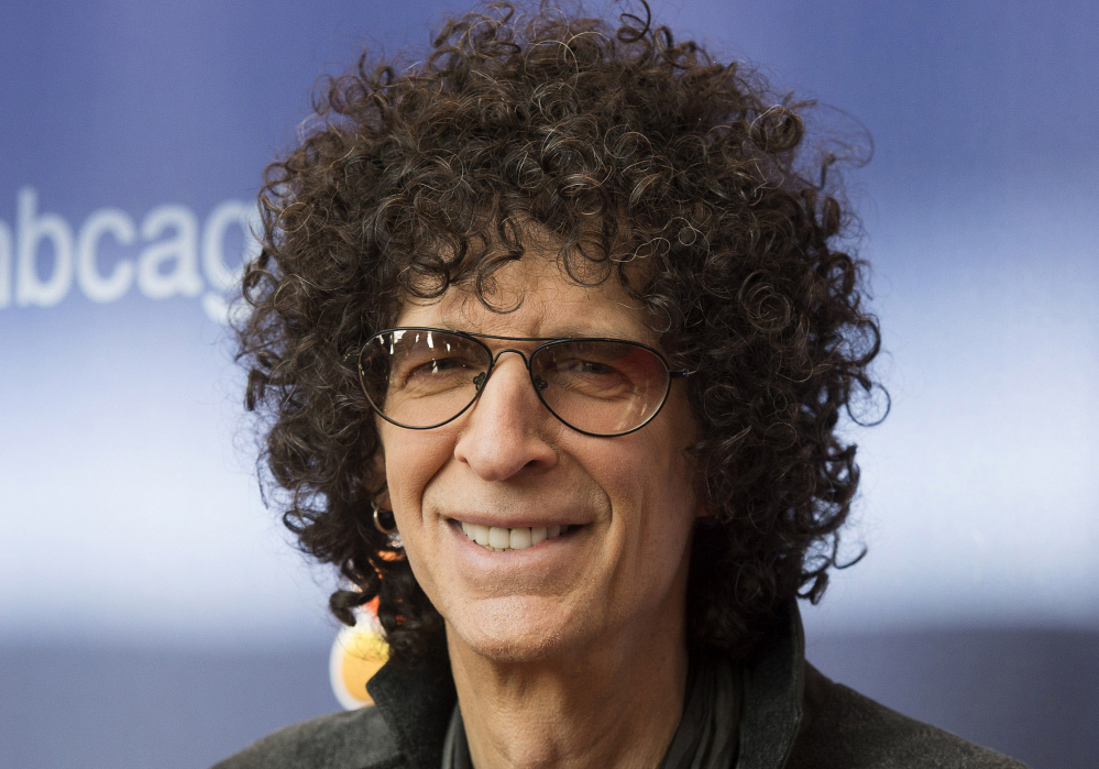 In this March 2, 2015, file photo, Howard Stern arrives at the “America’s Got Talent” Season 10 red carpet kickoff at the New Jersey Performing Arts Center in Newark, N.J.